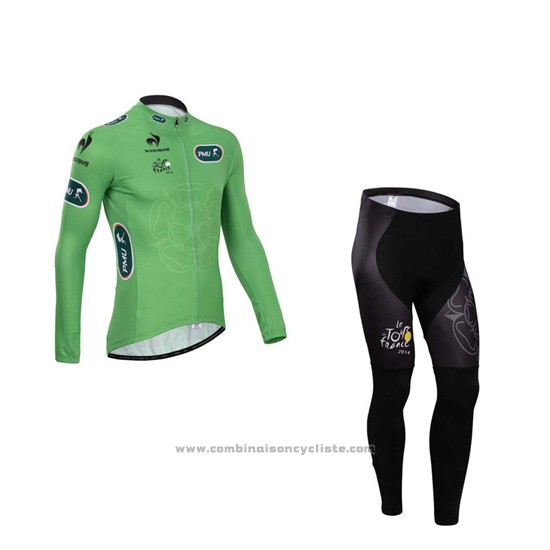 2014 Maillot Cyclisme Tour de France Vede Militare Manches Longues et Cuissard